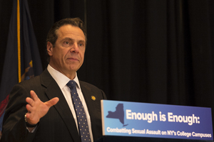 New York state Gov. Andrew Cuomo emphasized voting is the cornerstone of democracy, pushing for modernization in voting process in the state. 