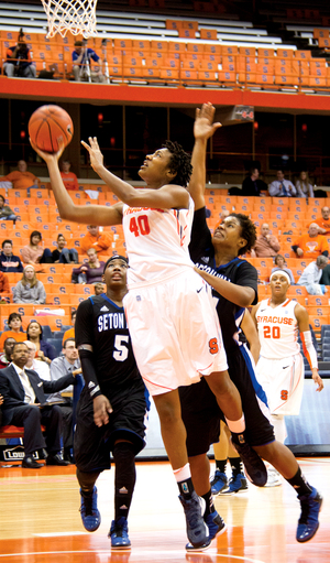 Kayla Alexander and Syracuse are heading to play No. 2 Notre Dame hoping to improve their NCAA tournament seeding. 