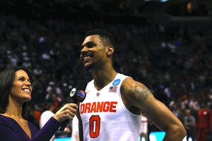 Michael Gbinije and Syracuse have cruised through the first two rounds of March Madness.