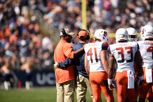 Dino Babers said there's no way to prepare for Notre Dame, that DeShone Kizer is a Top 10 quarterback and he isn't qualified to give advice on how to stop Lamar Jackson.