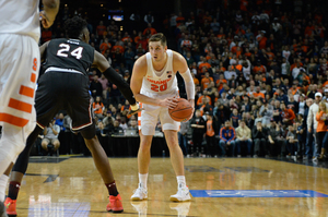 Tyler Lydon led the Orange offense but didn't score in the closing 16 minutes of the game. 