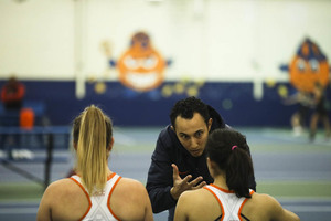 Syracuse's doubles team of Gabriela Knutson and Miranda Ramirez went to the semifinals where the duo lost to eventual champs No. 25 Kaitlyn McCarthy and Ellyse Hamlin from Duke.