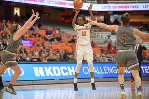 Gabrielle Cooper's 3-pointer with just more than two minutes remaining helped seal the SU victory. 