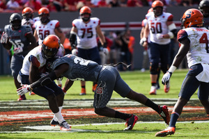 Syracuse lost 33-25 at North Carolina State in 2017. 