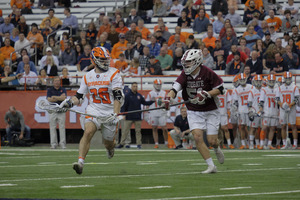 Lucas Quinn scored three goals while playing Syracuse's second midfield line.