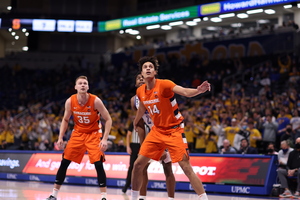 Joe Girard III was held scoreless in the first half in Syracuse's 11-point loss to Pittsburgh.