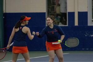 Sofya Treshcheva forfeited her singles matchup in Syracuse's 4-3 loss.