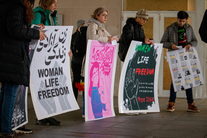 Attendants of the rally, which was organized by the international group Iranian Scholars for Liberty, said the purpose was to spread Iranian's voices. 