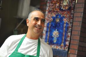 Charlie Hatem, owner of King David's, stands inside the new location on Marshall Street. Hatem leased the former location of King David's so Chipotle Mexican Grille could move onto Marshall.