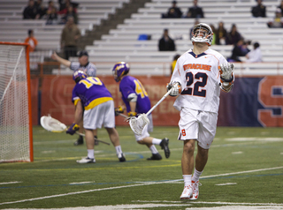 JoJo Marasco mourns another shot gone begging. He took a game-high 11 shots in the loss.