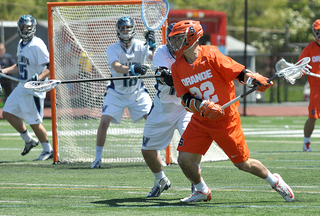 Syracuse midfielder Jojo Marasco looks for a shot.